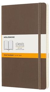 Notes L 13x21cm linia 192K BR brązowy. Wydawca: Moleskine. Multiszop.pl Opakowanie Notes L 13x21cm linia 192K BR brązowy