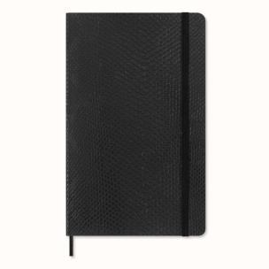 Notes linia Pro Boa synt. skóra węża czarny. Wydawca: Moleskine. Multiszop.pl Opakowanie Notes linia Pro Boa synt. skóra węża czarny
