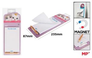 Opakowanie Notes magnetyczny na lodówkę z ołówkiem