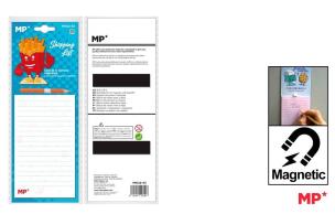 Opakowanie Notes magnetyczny na lodówkę z ołówkiem