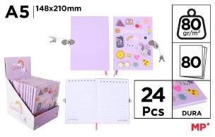 Opakowanie Notes na kłódkę A5 Unicorn 148x210mm