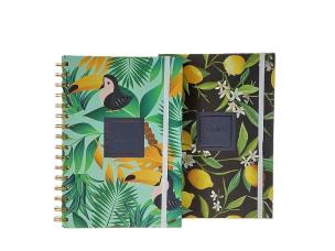 Opakowanie Notes na spirali kratka MIX