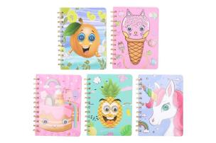 Opakowanie Notes na spirali linia Ruchome oczka MIX