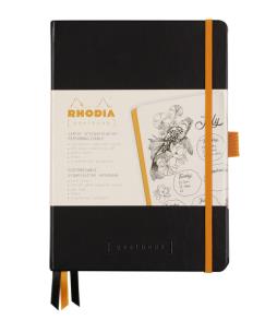 Opakowanie Notes Rhodia Rhodiarama Goalbook black  A5 - kropki - Hardcover