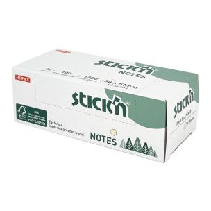 Opakowanie Notes samoprzylepny 38x51mm żółty 100k. (12szt)