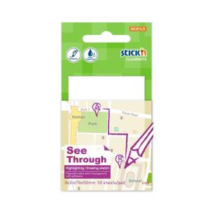 Opakowanie Notes samoprzylepny 51x76mm 50 kart.