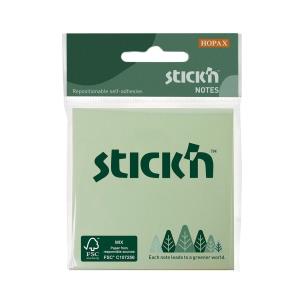 Opakowanie Notes samoprzylepny 76x76mm 3 kolory pastel 50k.