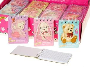 Opakowanie Notes skoroszyt zwierzak 10,5x7,5cm (48szt)