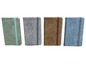 Opakowanie Notes z gumką Kwiaty MIX