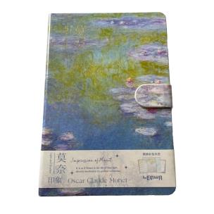 Opakowanie Notes z zapięciem B6/128K Monet lilie wodne