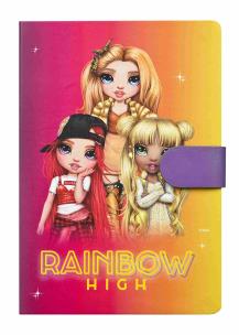 Notes zamykany na magnes Rainbow High. Wydawca: Cass Film. Multiszop.pl Opakowanie Notes zamykany na magnes Rainbow High