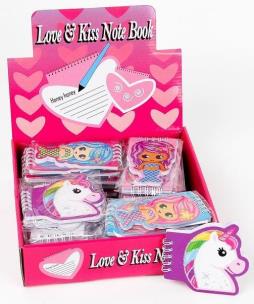 Opakowanie Notesik jednorożce i syreny MIX