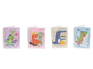Opakowanie Notesik na spirali Dinozaur MIX