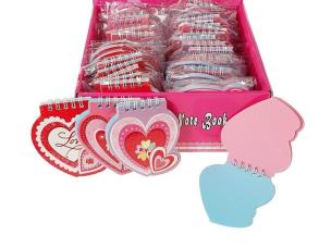 Opakowanie Notesik serce MIX