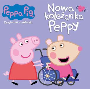 Okładka książki Nowa koleżanka Peppy. Świnka Peppa. Książeczki z półeczki