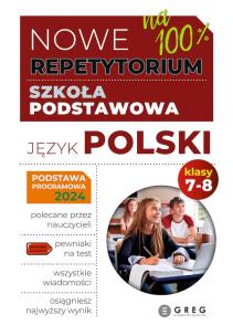 Okładka książki Nowe Repetytorium SP Język polski kl 7-8