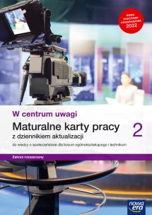 Nowe wiedza o społeczeństwie W centrum uwagi karty pracy maturalne 2 liceum i technikum zakres rozszerzony. Autor:   Praca zbiorowa. Multiszop.pl Okładka książki Nowe wiedza o społeczeństwie W centrum uwagi karty pracy maturalne 2 liceum i technikum zakres rozszerzony