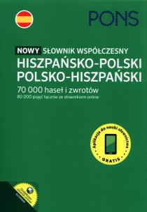 Okładka książki Nowy słownik współczesny hiszp-pol, pol-hisp.