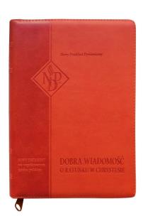 Okładka książki Nowy Testament NPD ceglasty z paginatorami