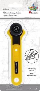 Nóż modelarski Hobby obrotowy 28mm. Wydawca: Titanum. Multiszop.pl Opakowanie Nóż modelarski Hobby obrotowy 28mm