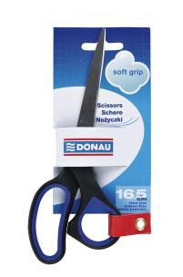Opakowanie Nożyczki biurowe miękkie Donau 16,5 cm niebiesko-czarne