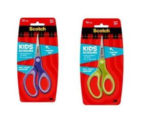 Opakowanie Nożyczki szkolne Scotch zaokrąglone 12cm mix