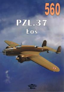 Nr 560 PZL 37 Łoś. Autor: Janusz Ledwoch. Multiszop.pl Okładka książki Nr 560 PZL 37 Łoś