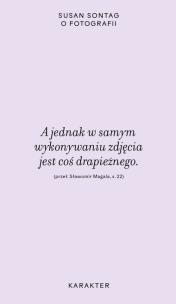 Okładka książki O fotografii