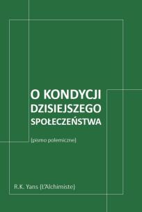 Okładka książki O kondycji dzisiejszego społeczeństwa