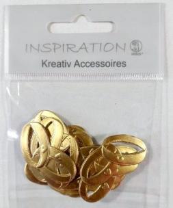 Opakowanie Obrączki tłoczone 20szt złote