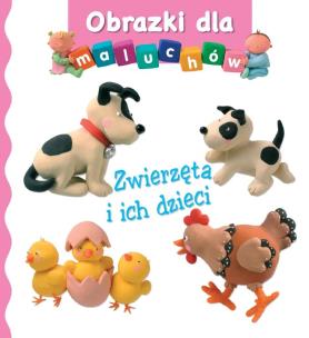 Okładka książki Obrazki dla maluchów. Zwierzęta i ich dzieci
