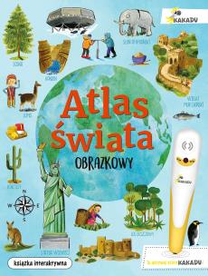 Obrazkowy atlas świata (książka interaktywna). Autor: Catherine Bruzzone. Multiszop.pl Okładka książki Obrazkowy atlas świata (książka interaktywna)