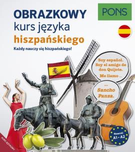 Obrazkowy kurs języka hiszpańskiego A1-A2 w.2. Autor:   Praca zbiorowa. Multiszop.pl Okładka książki Obrazkowy kurs języka hiszpańskiego A1-A2 w.2