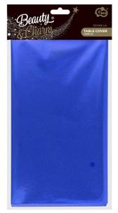 Opakowanie Obrus foliowy, metaliczny niebieski 137x183cm