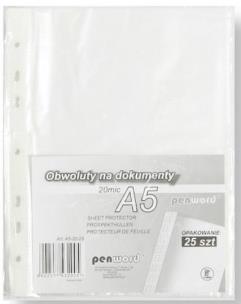 Opakowanie Obwoluta A4 20 mic 25szt