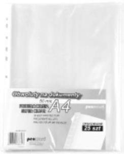 Opakowanie OBWOLUTA KRYSTALICZNA  A4 25SZT 50MIC.