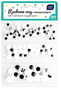 Opakowanie Oczy ruchome samoprzylepne 100szt