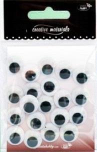 Opakowanie Oczy samoprzylepne 14mm 20szt