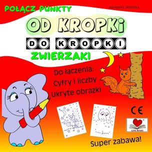 Okładka książki Od kropki do kropki. Zwierzaki