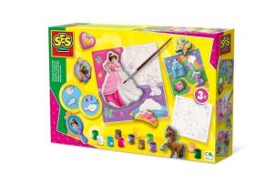 Odelwy gipsowe + płótna do malowania. Wydawca: SES. Multiszop.pl Opakowanie Odelwy gipsowe + płótna do malowania