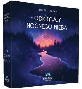 Odkrywcy nocnego nieba LUCRUM. Wydawca: Lucrum Games. Multiszop.pl Opakowanie Odkrywcy nocnego nieba LUCRUM