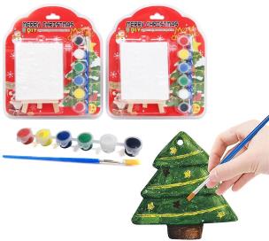 Opakowanie Odlew gipsowy świąteczny do malowanai