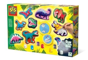 Opakowanie Odlewy gipsowe z farbami Dinozaury