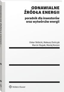 Okładka książki Odnawialne źródła energii: poradnik dla inwestorów oraz wytwórców energii