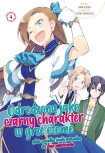 Odrodzona jako Czarny Charakter w Grze Otome. Tom 4. Autor: Nami Hidaka, Satoru Yamaguchi. Multiszop.pl Okładka książki Odrodzona jako Czarny Charakter w Grze Otome. Tom 4