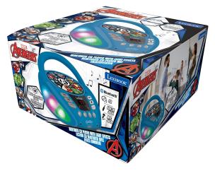 Opakowanie Odtwarzacz CD Bluetooth Avengers z efektami świetlnymi RCD109AV