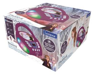 Odtwarzacz CD Bluetooth Frozen z efektami świetlnymi RCD109FZ. Wydawca: Lexibook. Multiszop.pl Opakowanie Odtwarzacz CD Bluetooth Frozen z efektami świetlnymi RCD109FZ
