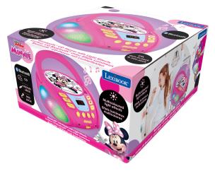 Odtwarzacz CD Bluetooth Myszka Minnie z efektami świetlnymi RCD109MN. Wydawca: Lexibook. Multiszop.pl Opakowanie Odtwarzacz CD Bluetooth Myszka Minnie z efektami świetlnymi RCD109MN