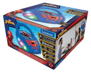 Odtwarzacz CD Bluetooth Spider-Man z efektami świetlnymi RCD109SP. Wydawca: Lexibook. Multiszop.pl Opakowanie Odtwarzacz CD Bluetooth Spider-Man z efektami świetlnymi RCD109SP