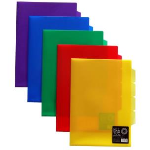 Opakowanie Ofertówka A4 PP 3 przekładki MIX (10szt)